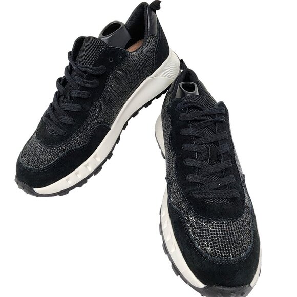 Blondo Lauretta Waterproof Sneakers 11M Black Leather & Textile Upper - Picture 8 of 10